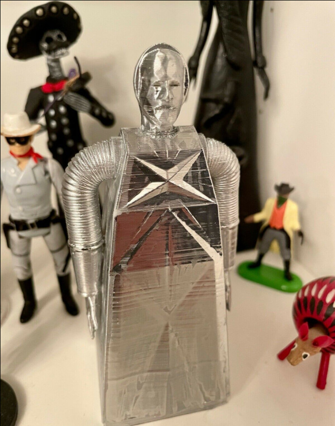 Logan’s Run Box The Robot 3d-Printed UNPAINTED