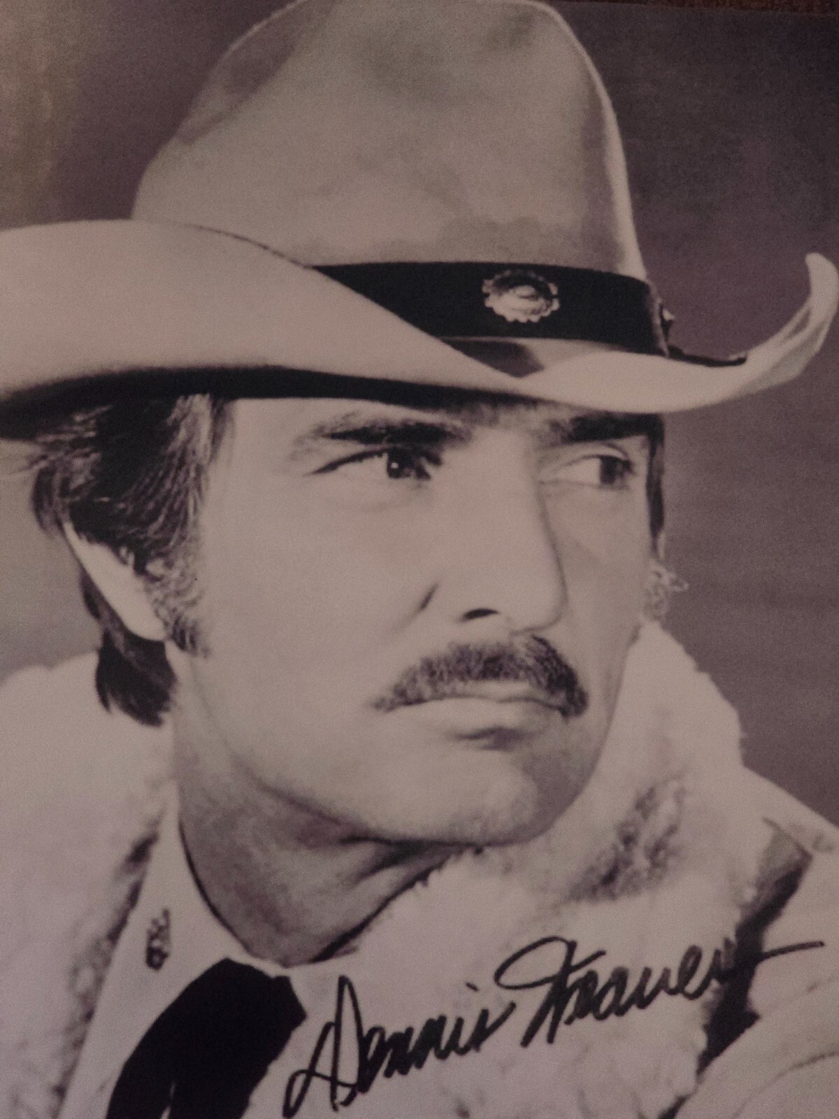 Dennis Weaver Autographed Photo – Rare Gem of Classic Actor in his Prime!
