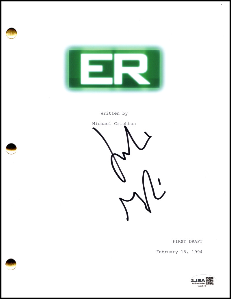 Julianna Margulies Signed Autograph ER Pilot Script – Carol Hathaway w/ JSA COA