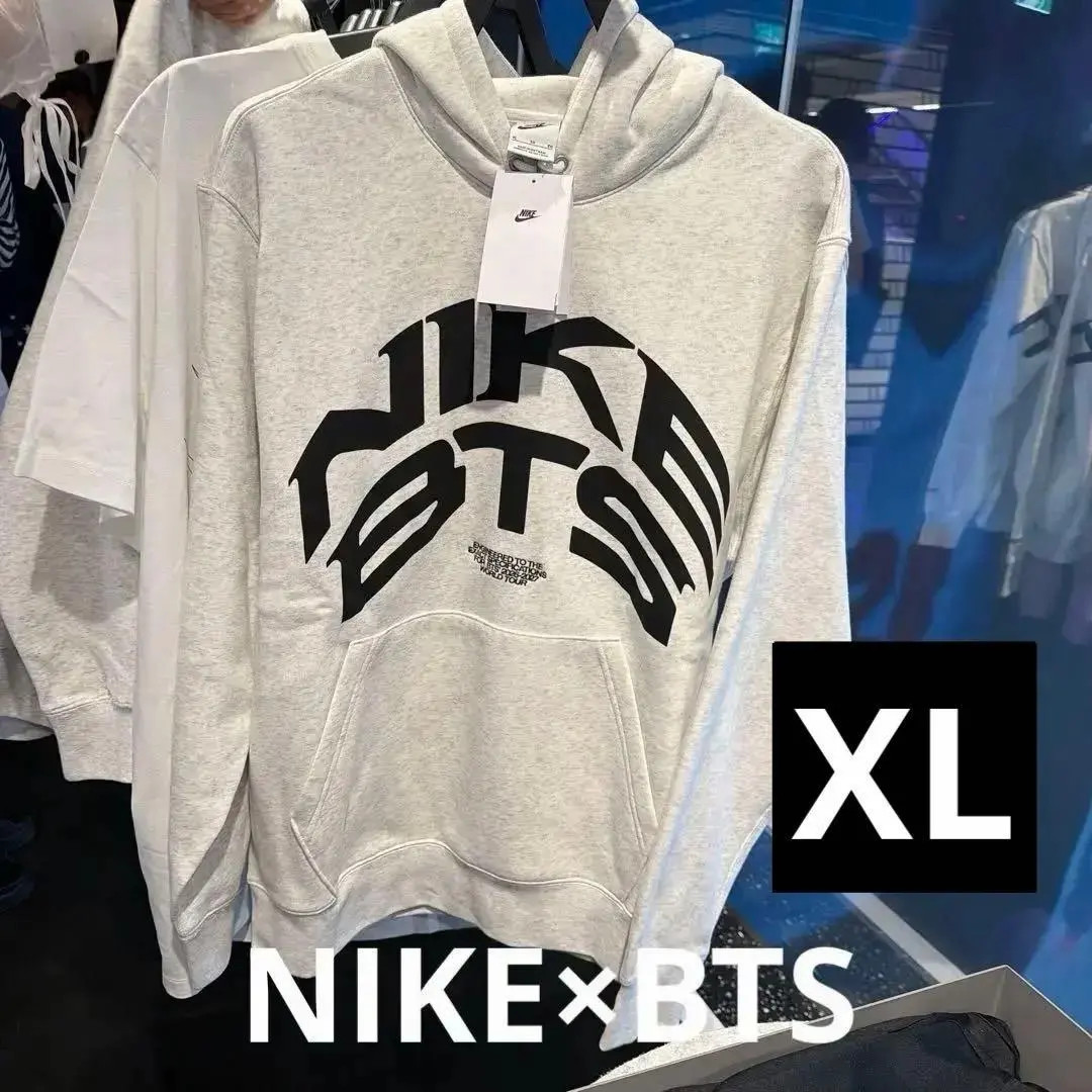 NIKE x BTS Limited Hoodie Grey Arirang Pop Up original Merch size XL New