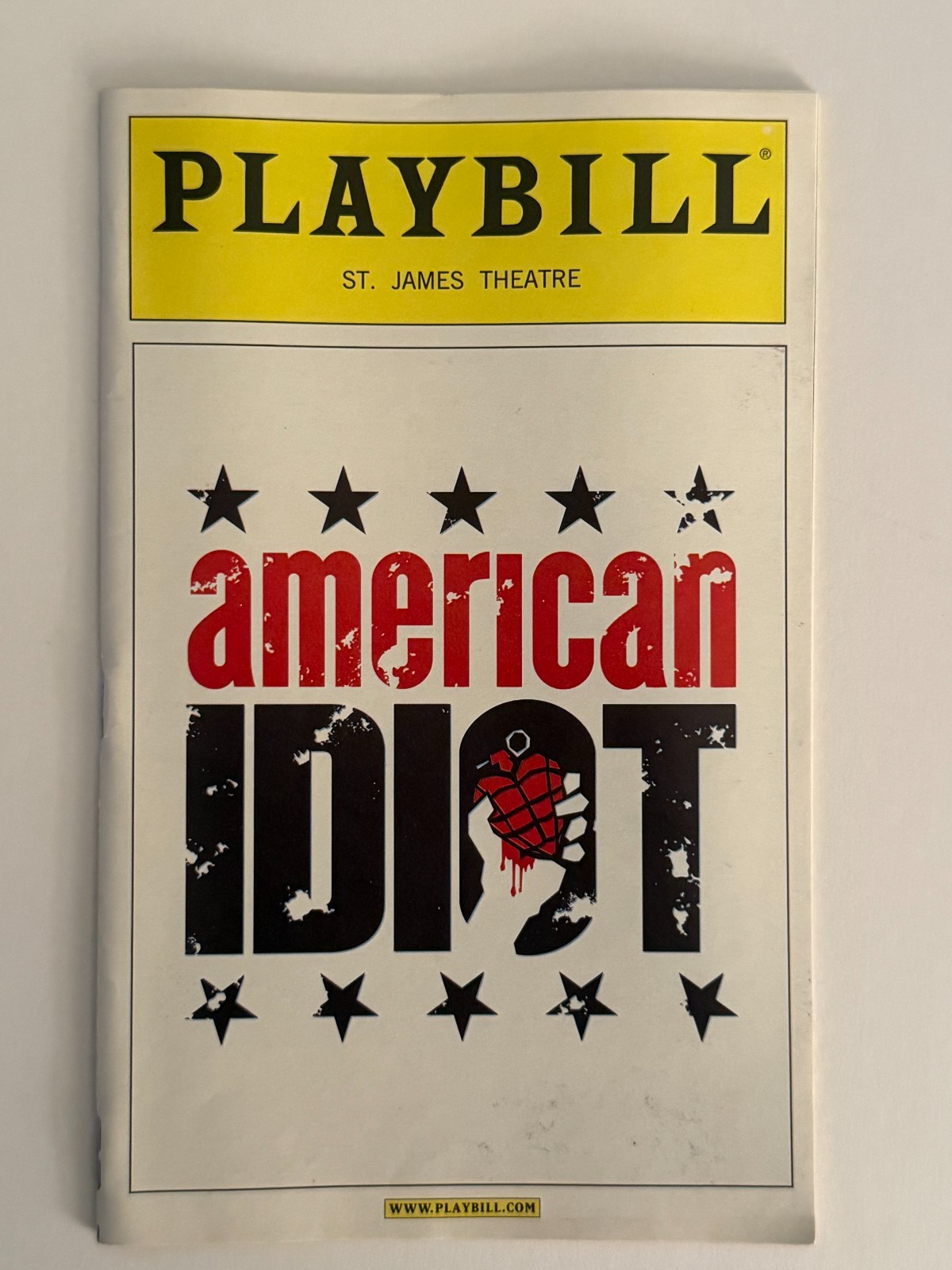 American Idiot Broadway PREVIEW Playbill March 2010 John Gallagher Jr OBC