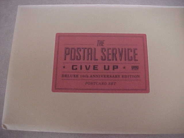 Postal Service “Give Up” deluxe 10th Anniv. Edition RARE PROMO SET OF POSTCARDS