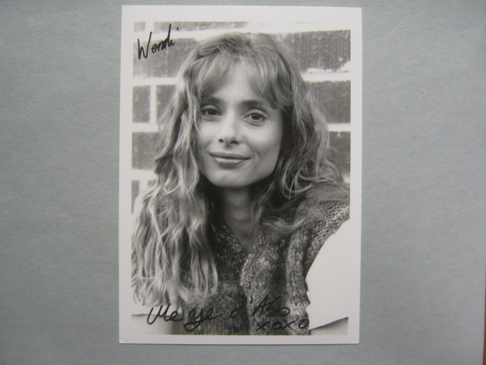 MARYAM d’ABO (“The Wonder Years) Signed 5 x 7 Black & White Glossy Photo