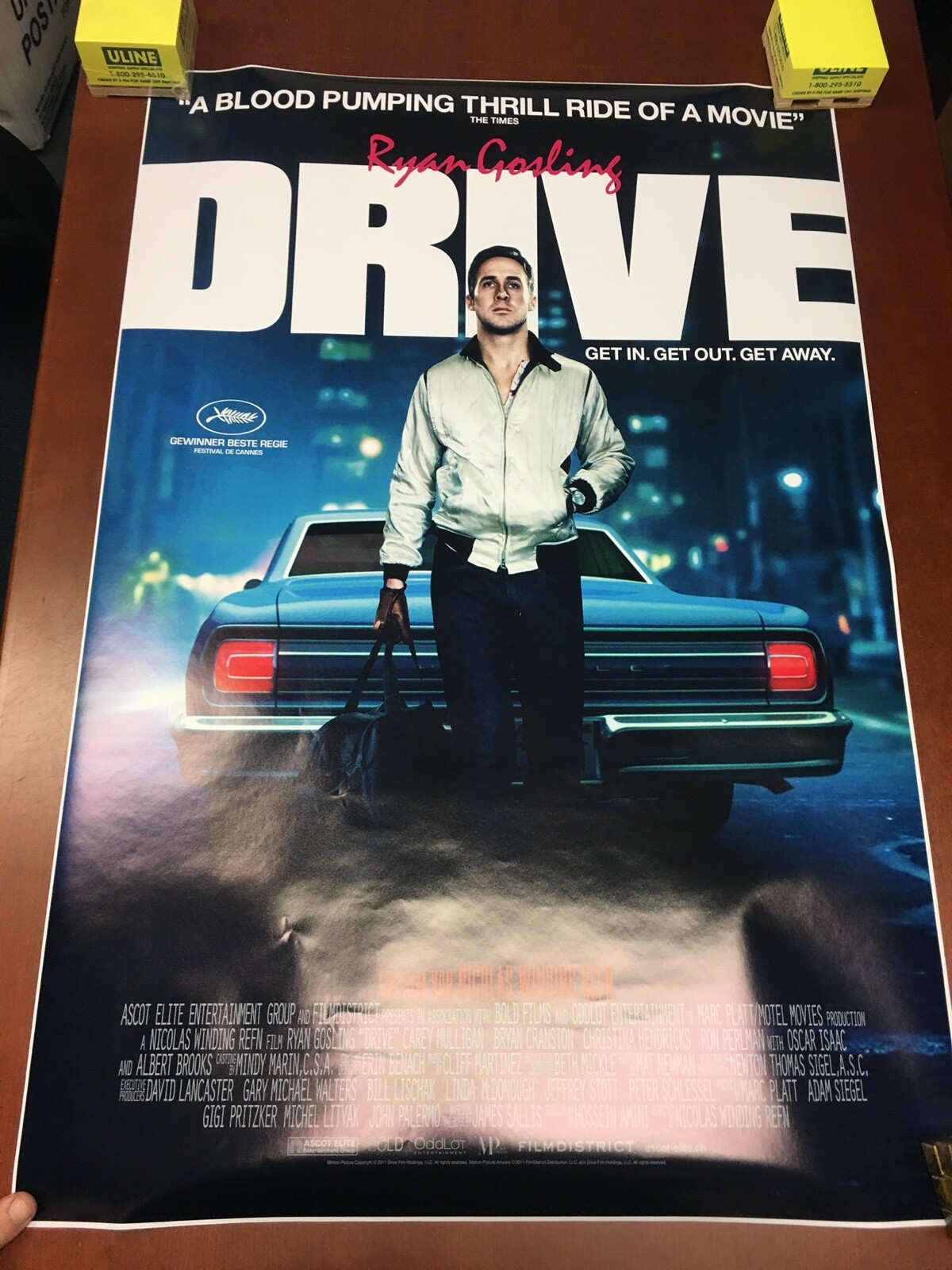 DRIVE Movie POSTER 24×36 Ryan Gosling