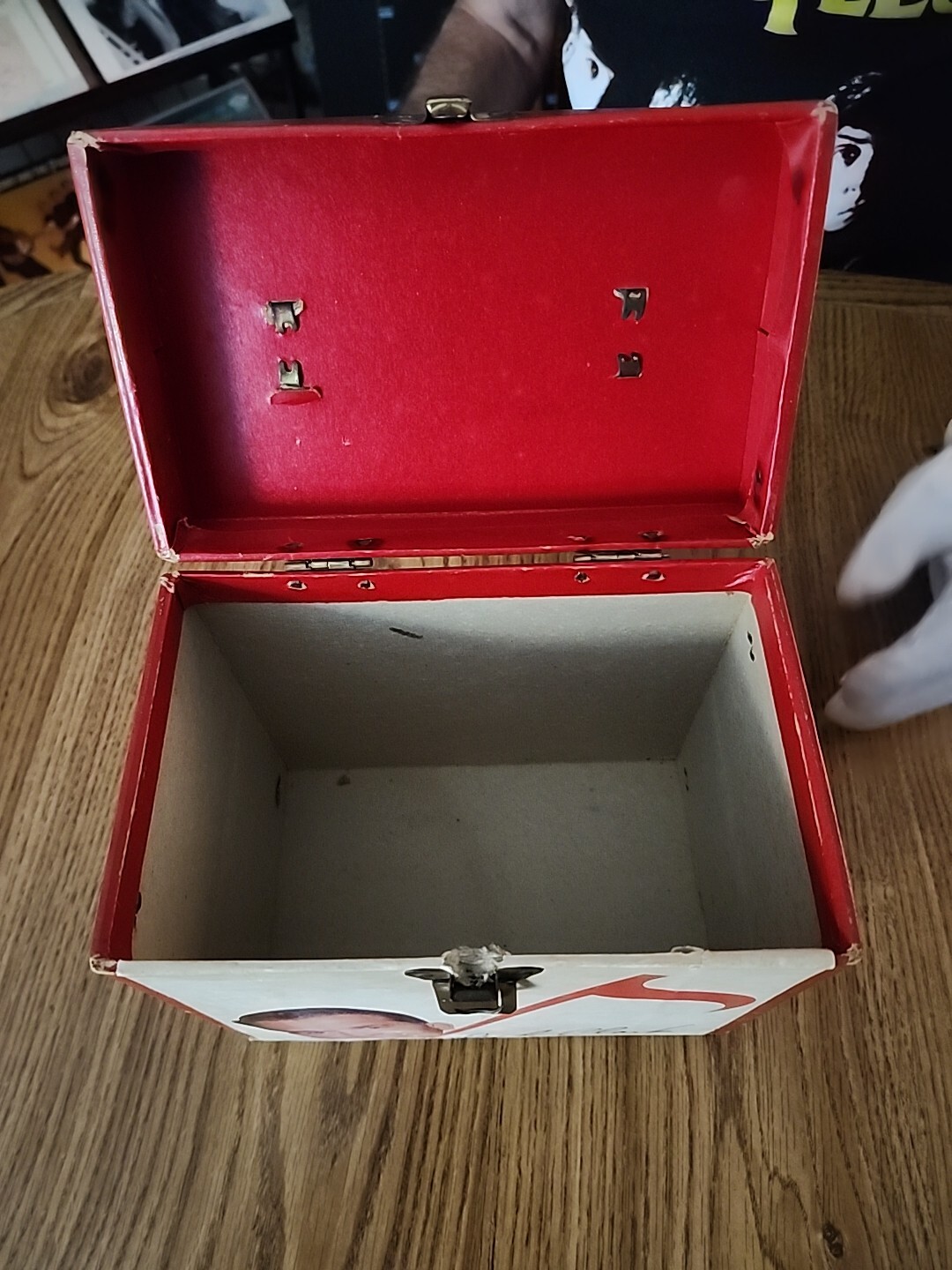 Dick Clark original 1960 7″ record box w/ authentic signed 8″ by 10″ photo USA