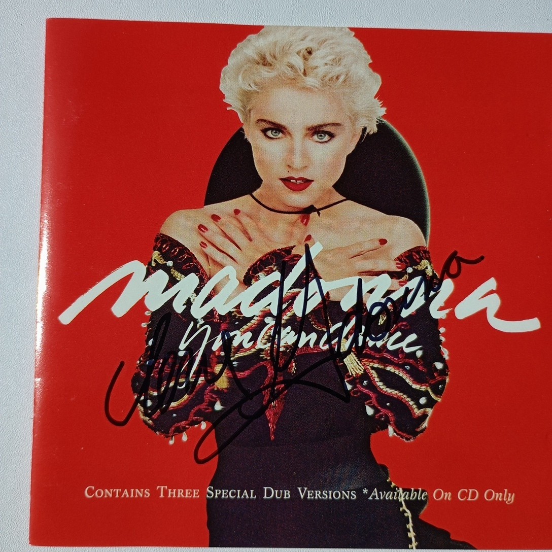 Madonna Signed You Can Dance CD Booklet Autographed Black Sharpie West Coast COA