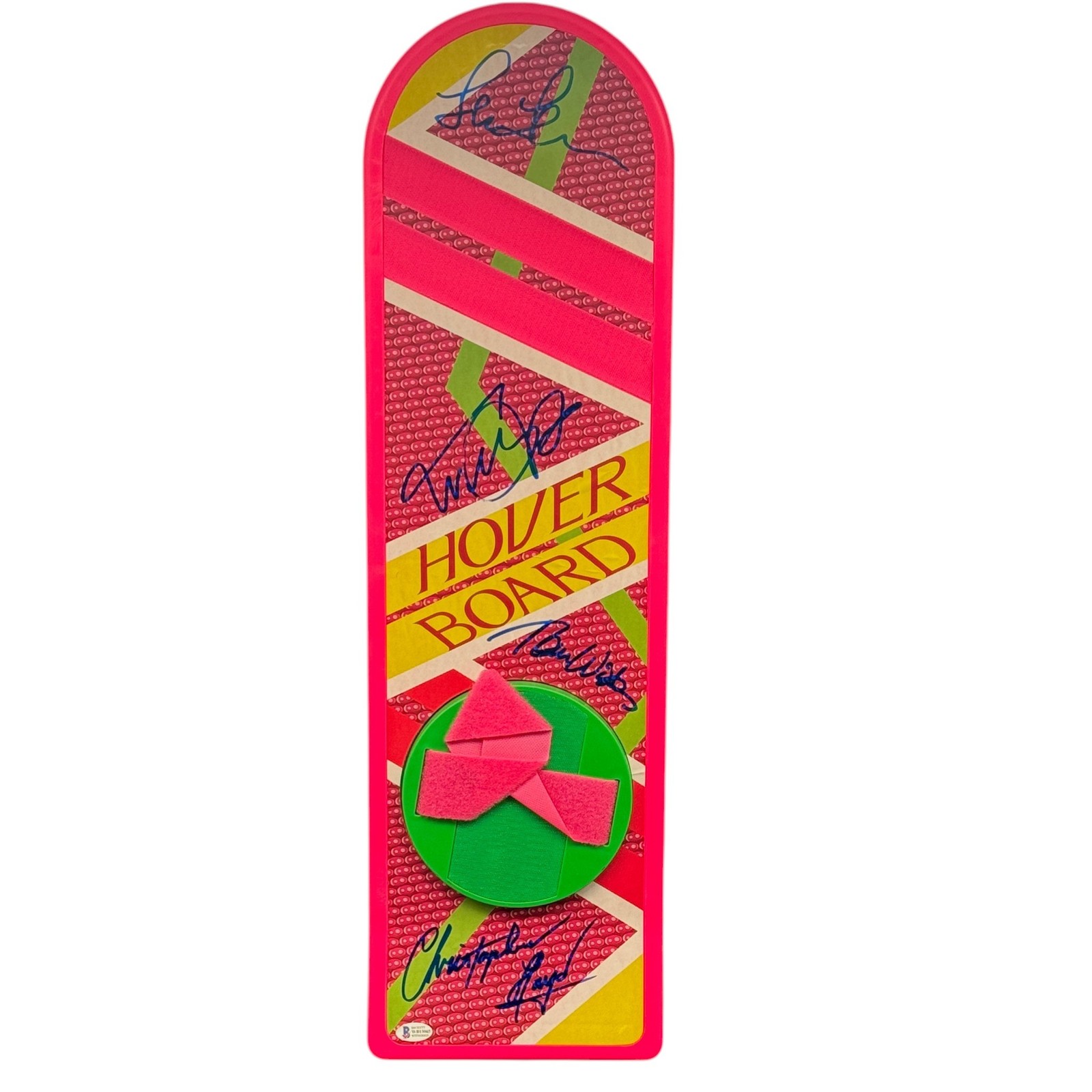 Michael J. Fox Christopher Lloyd Thompson Wilson Cast Signed Hoverboard Beckett