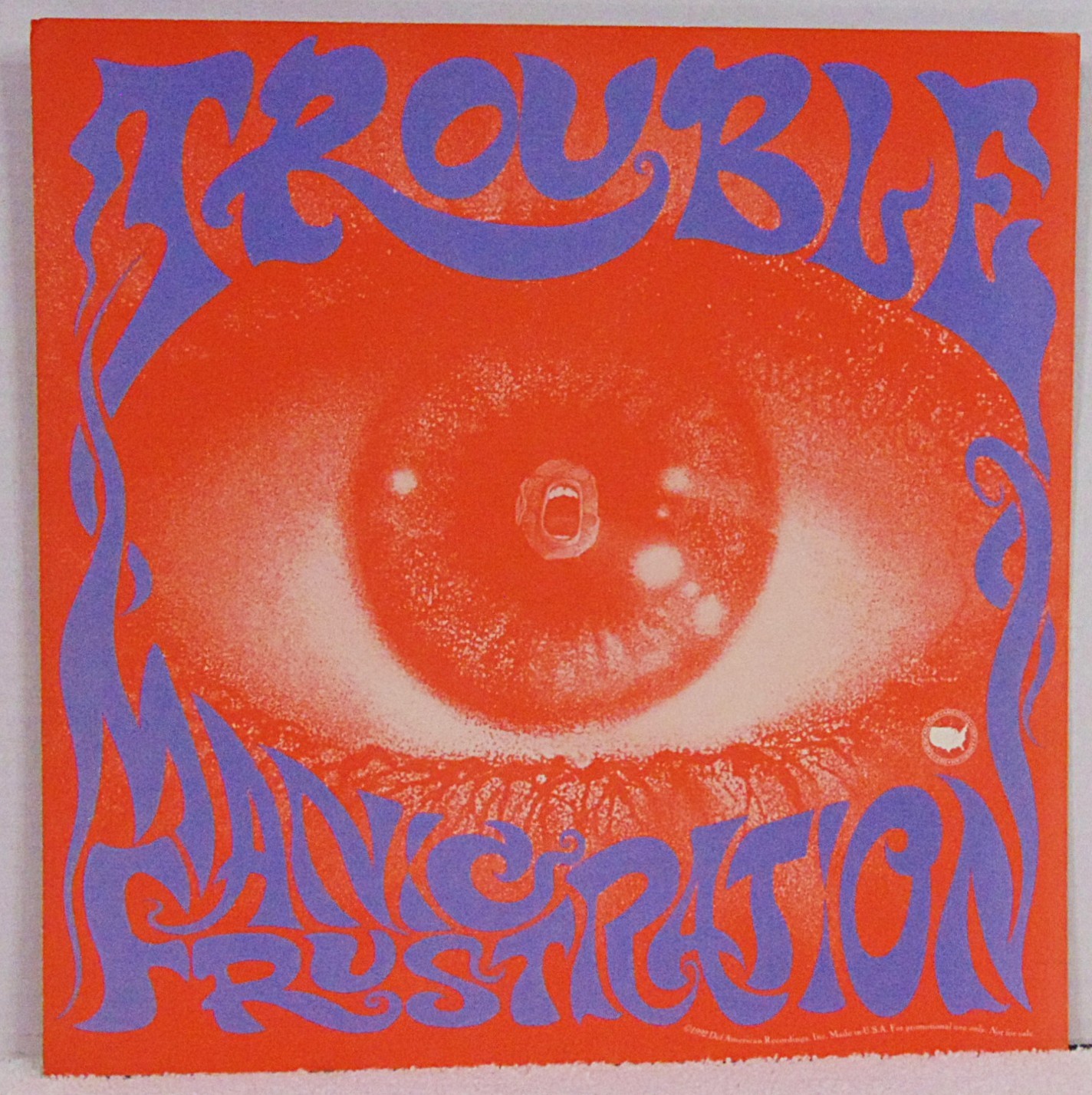 Trouble – Double Sided Record Store Promotional Display Poster 12″X12″