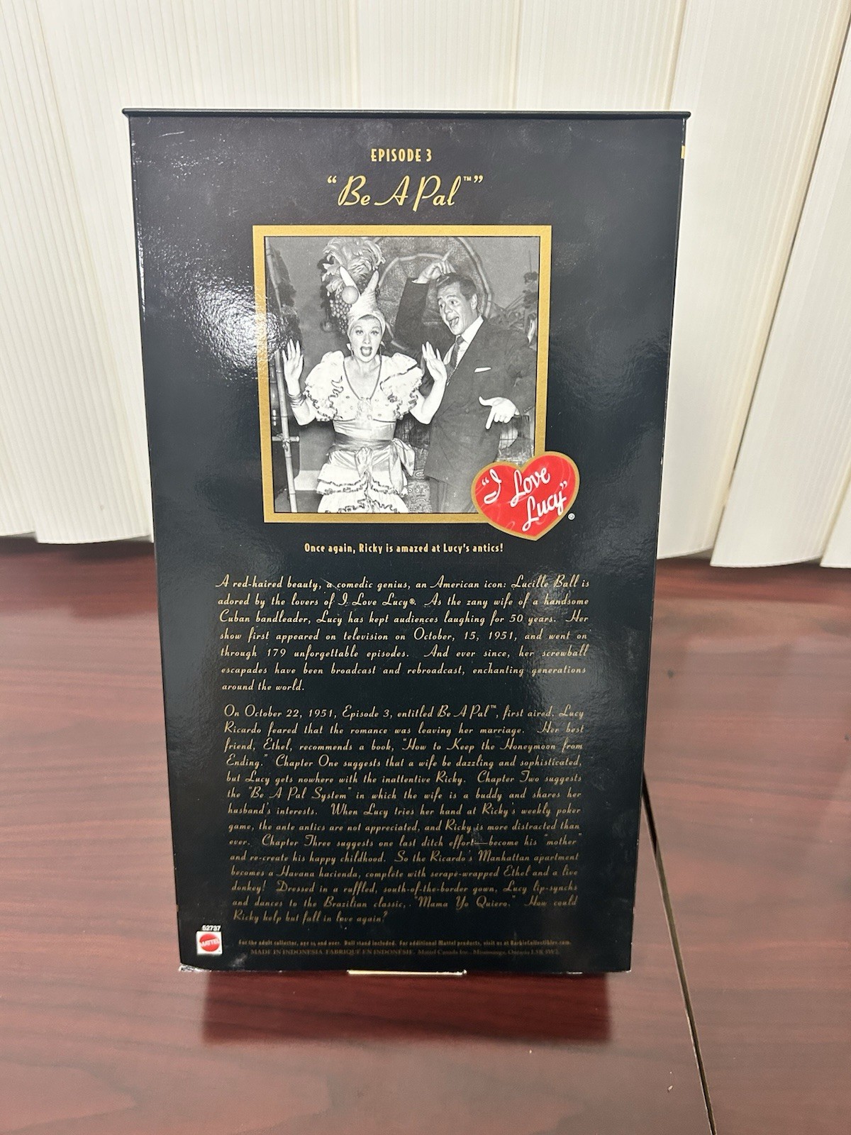 2001 Barbie I LOVE LUCY “Be a Pal” Mattel Timeless Treasures Collector Edition