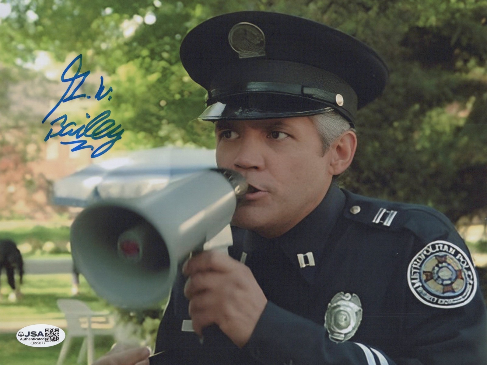GW BAILEY Hand Signed POLICE ACADEMY 8×10 Photo AUTHENTIC Autograph JSA COA CERT
