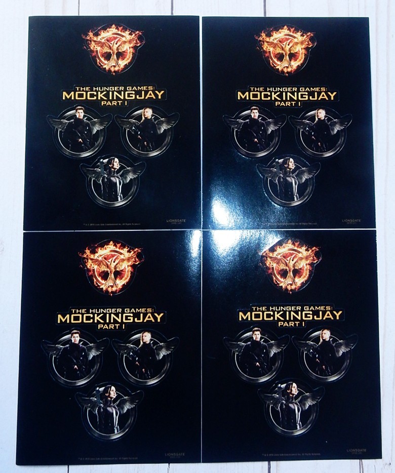 The Hunger Games Mockingjay Part 1 Movie Stickers/4 Promo Katniss Gale Cressida