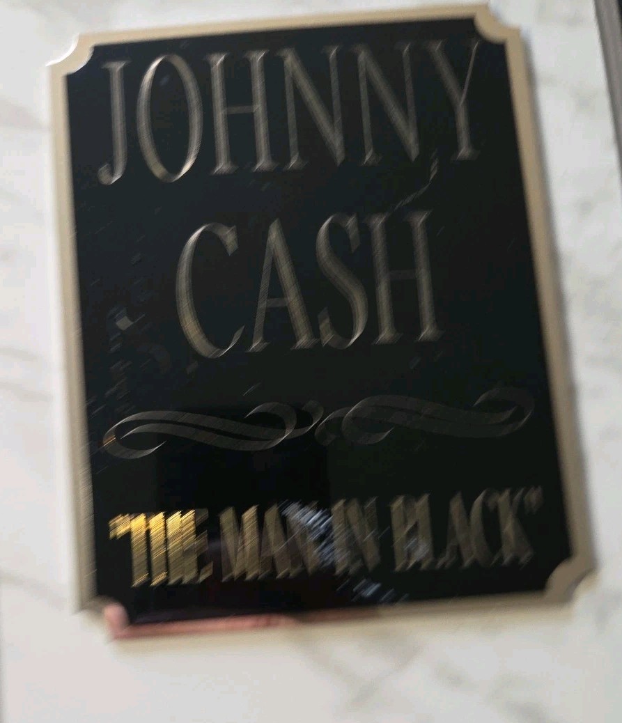 Johnny Cash Wall Plaque
