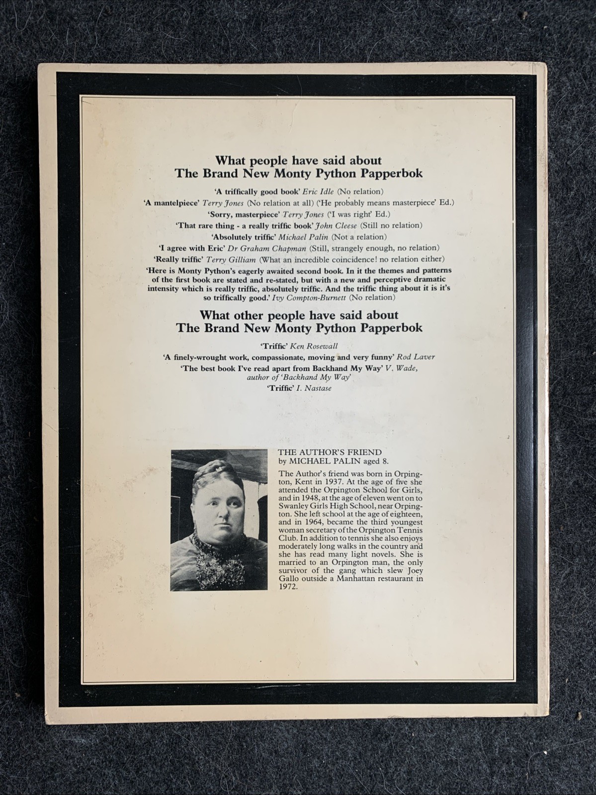 The Brand New Monty Python Papperbook : Acceptable Condition
