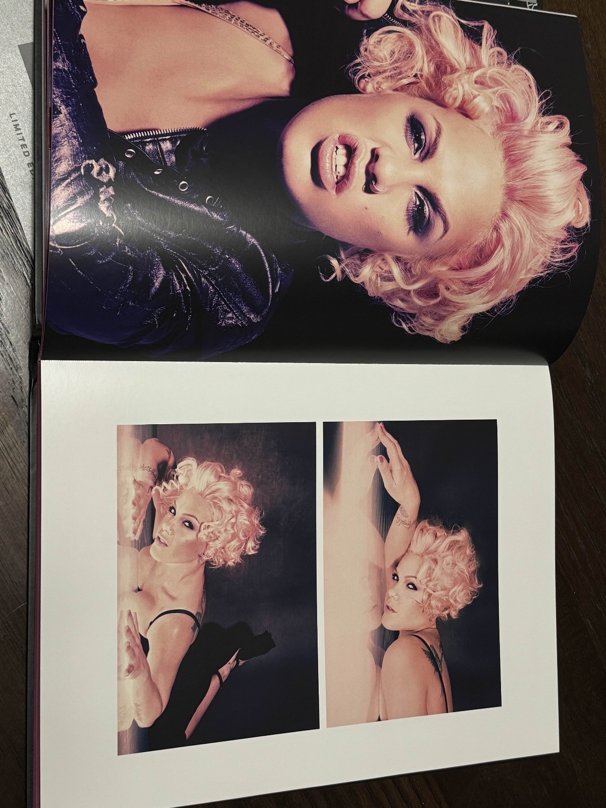 P!nk 10-Year Anniversary Collector Book #116/1500 Signed w/ COA – MacPherson