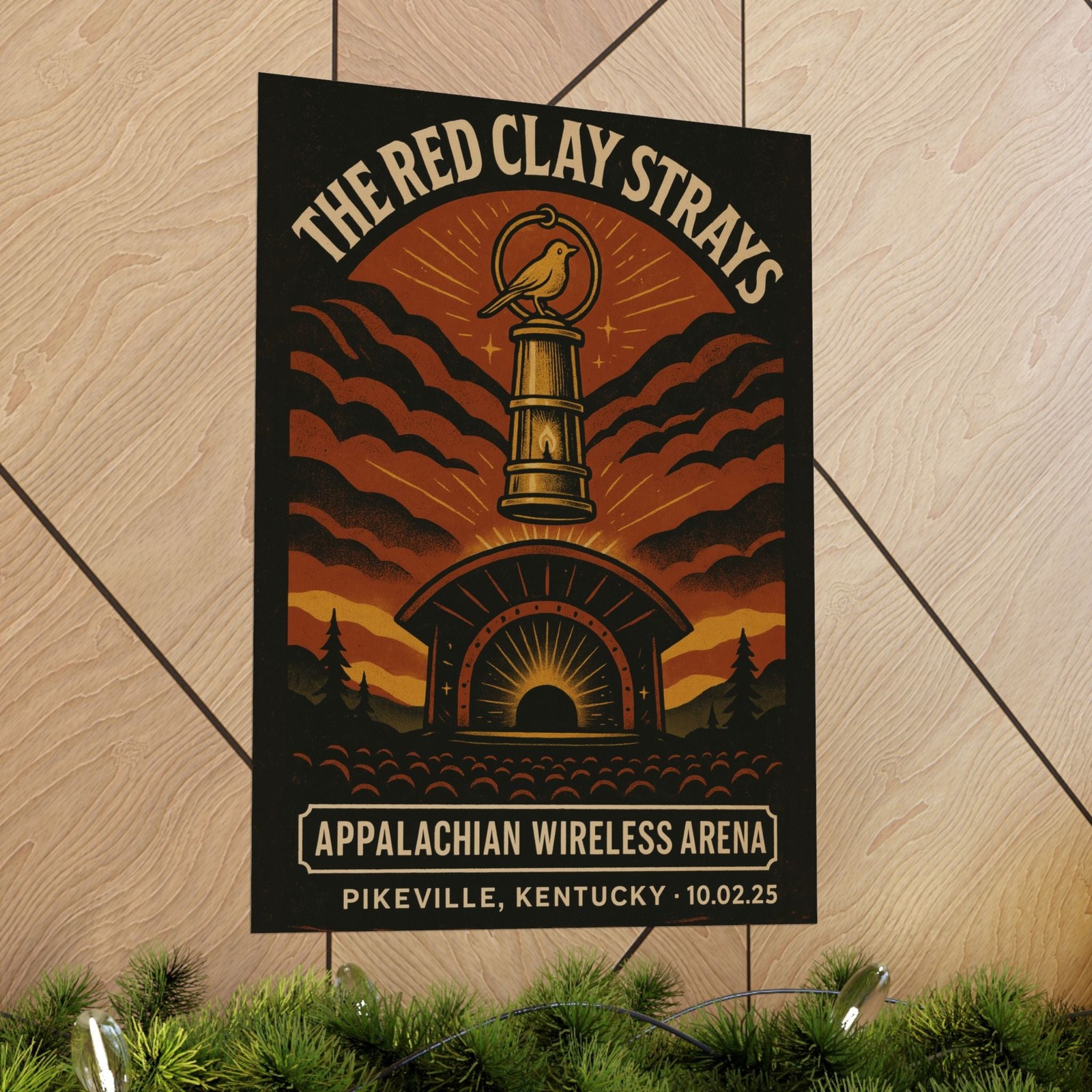 The Red Clay Strays Pikeville KY Concert Print | October 2, 2025 | Appalachian