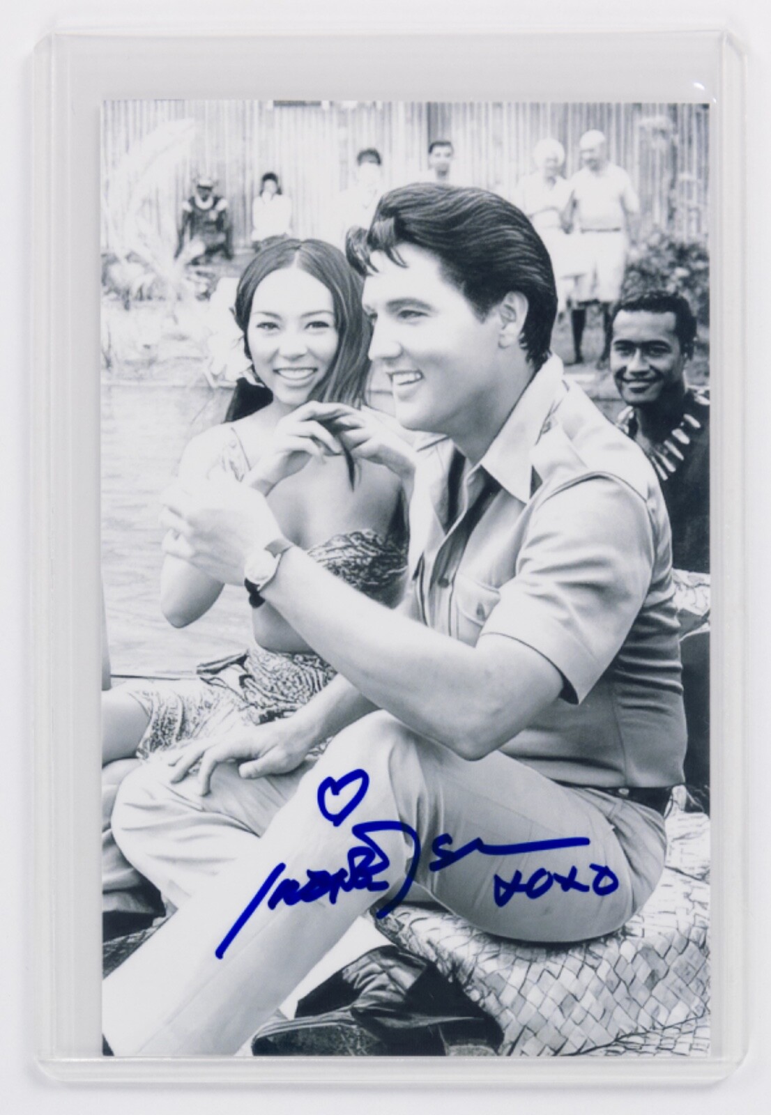 Irene Tsu Signed Photo – Paradise Hawaiian Style w/ Elvis Presley