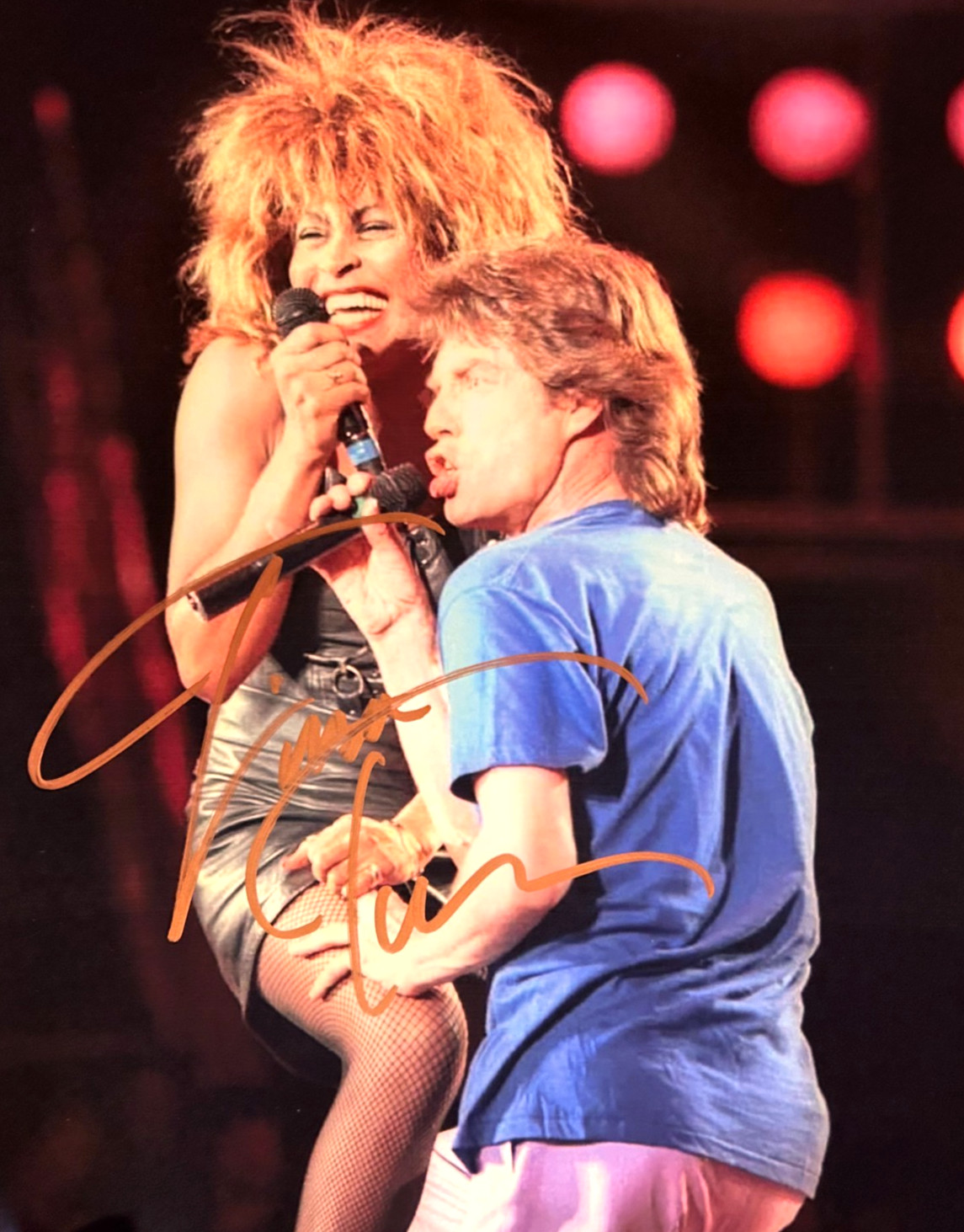 TINA TURNER Signed 8×10″ Photo: Authentic Original Autograph + COA