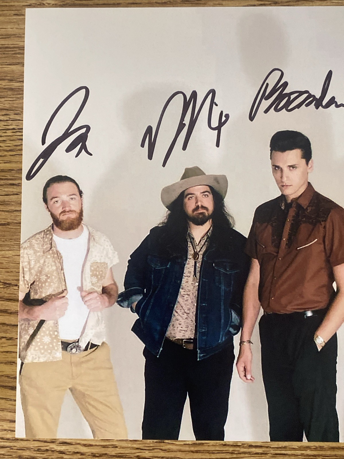 The Red Clay Strays Autographed 8×10 Photo Brandon Coleman +3 Band Members
