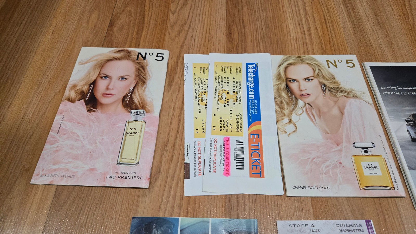2010’s Broadway Playbill Program LOT OF 7 New York Evita Rent 39 Steps Boeing