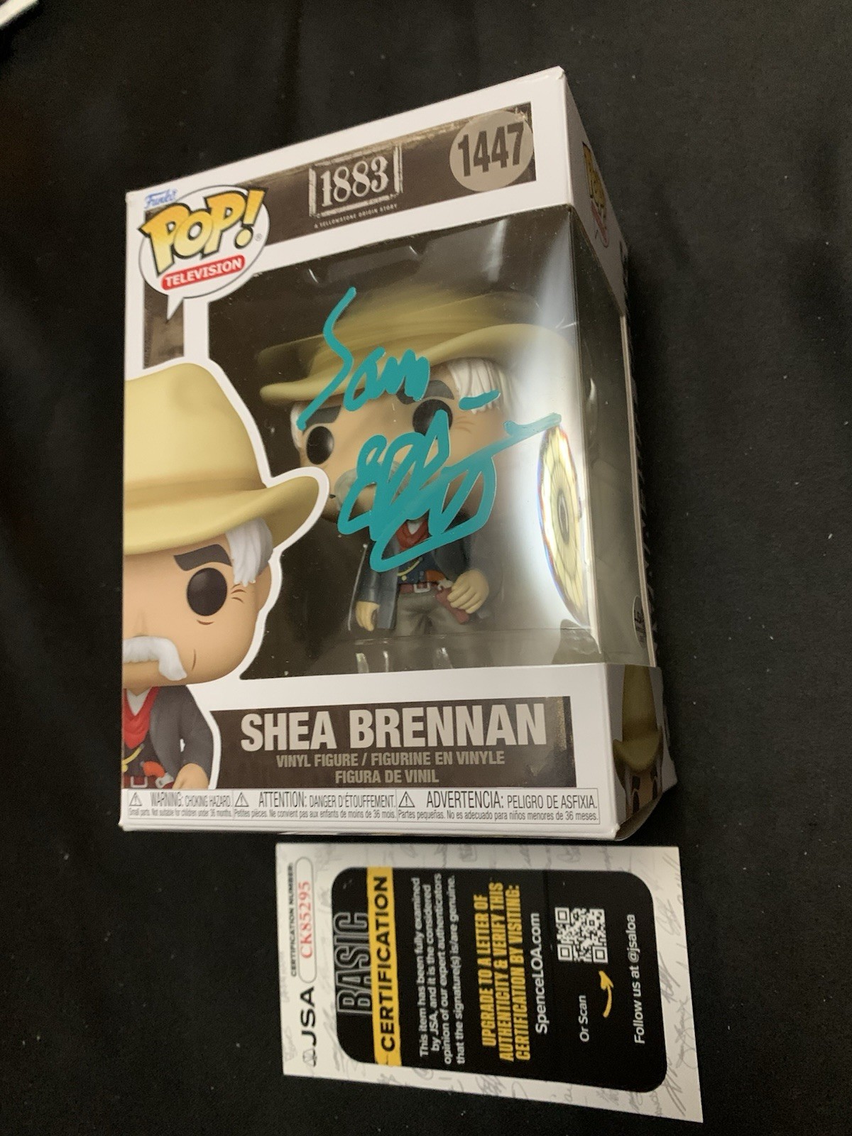 Sam Elliott Signed Shea Brennan Funko 1447 Yellowstone 1883 JSA Authenticated
