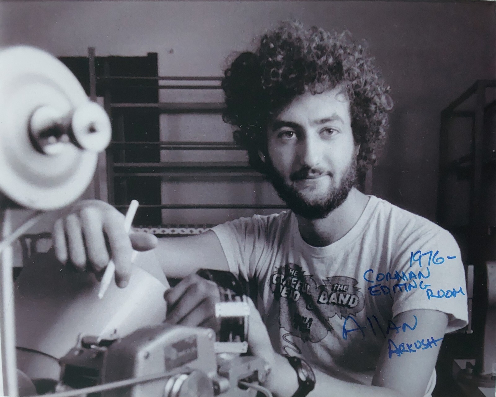 Allan Arkush EDITING ROOM 1979 Signed 8X10 Photo #205