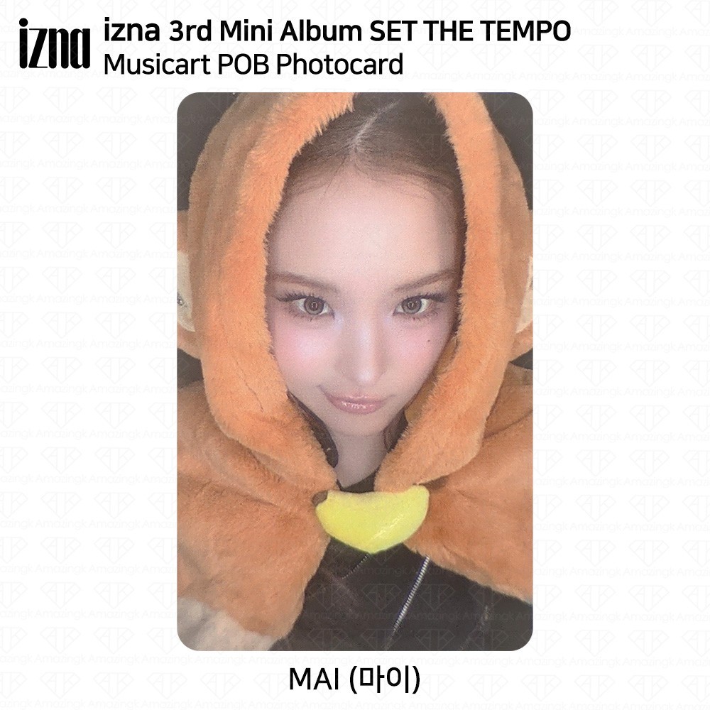 IZNA 3rd Mini Album SET THE TEMPO MusicArt POB Photocard