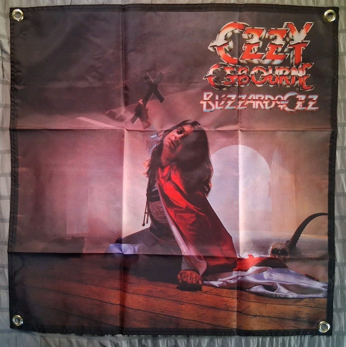 Ozzy Osbourne Blizzard Of Ozz 2x2ft Banner Flag Poster