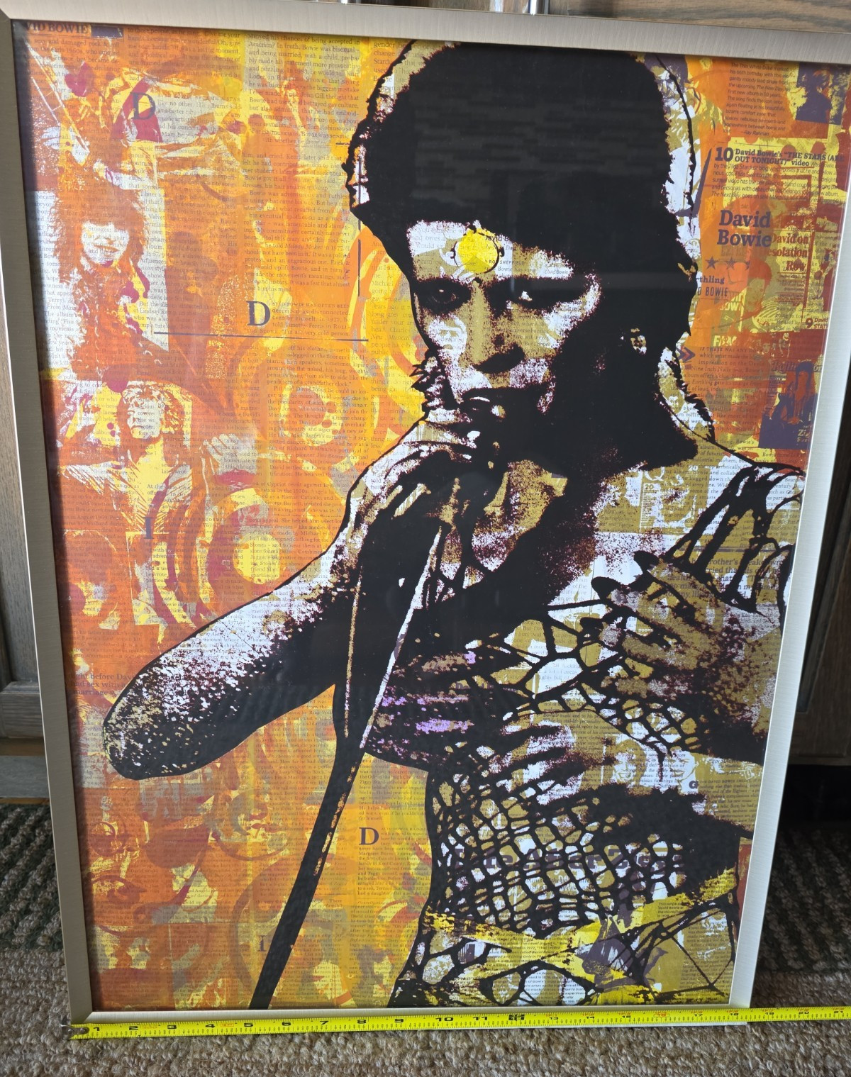 David Bowie Art Poster Paintings – Mix Media