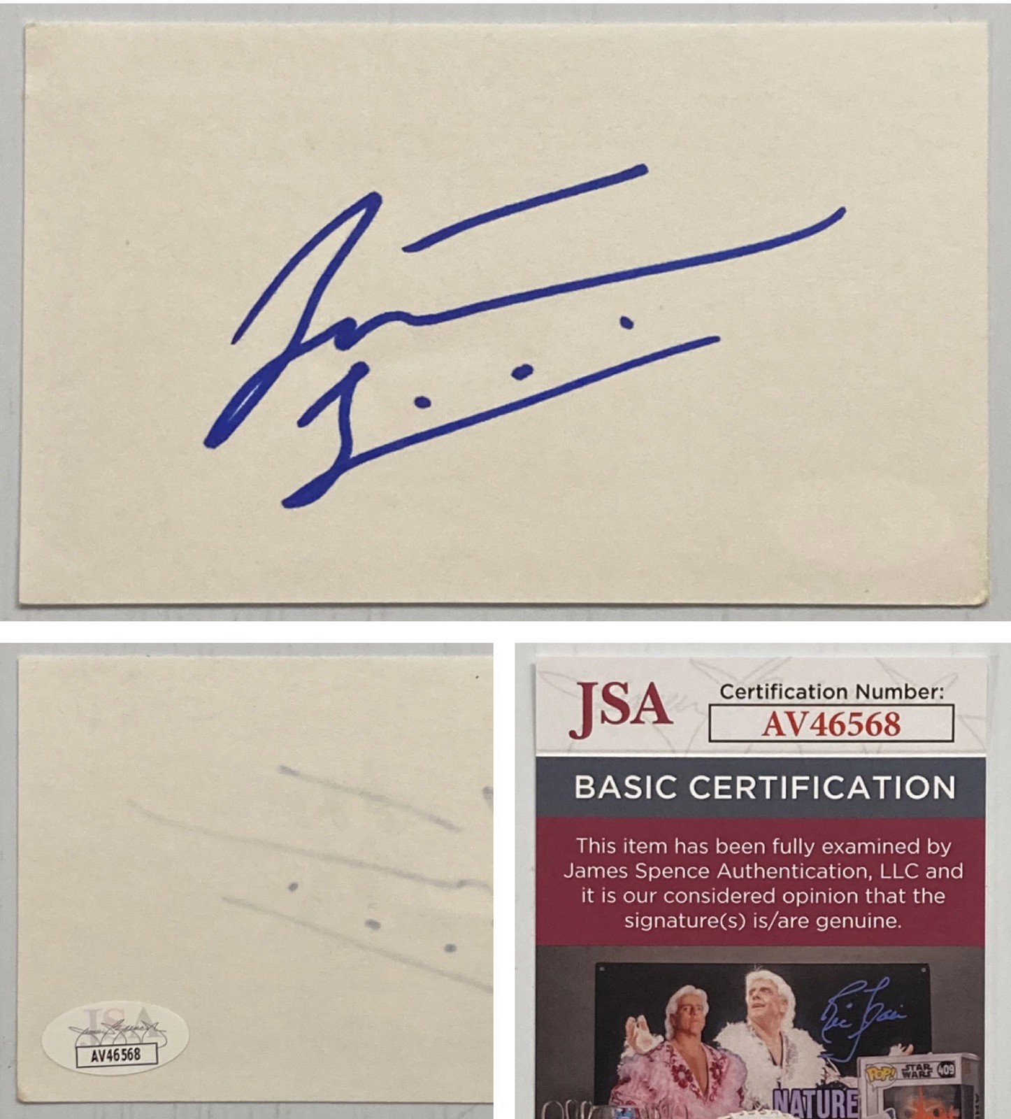 Jerry Maguire Jonathan Lipnicki Signed Autograph 3×5 Index Card – JSA – FREE S&H