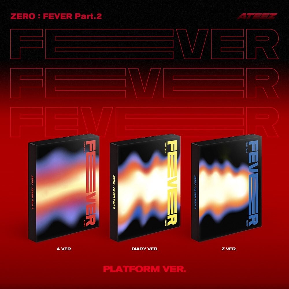 ATEEZ ZERO FEVER Part.2 PLATFORM Random Ver. QR Mini Card+P.Card+Image Card+Gift