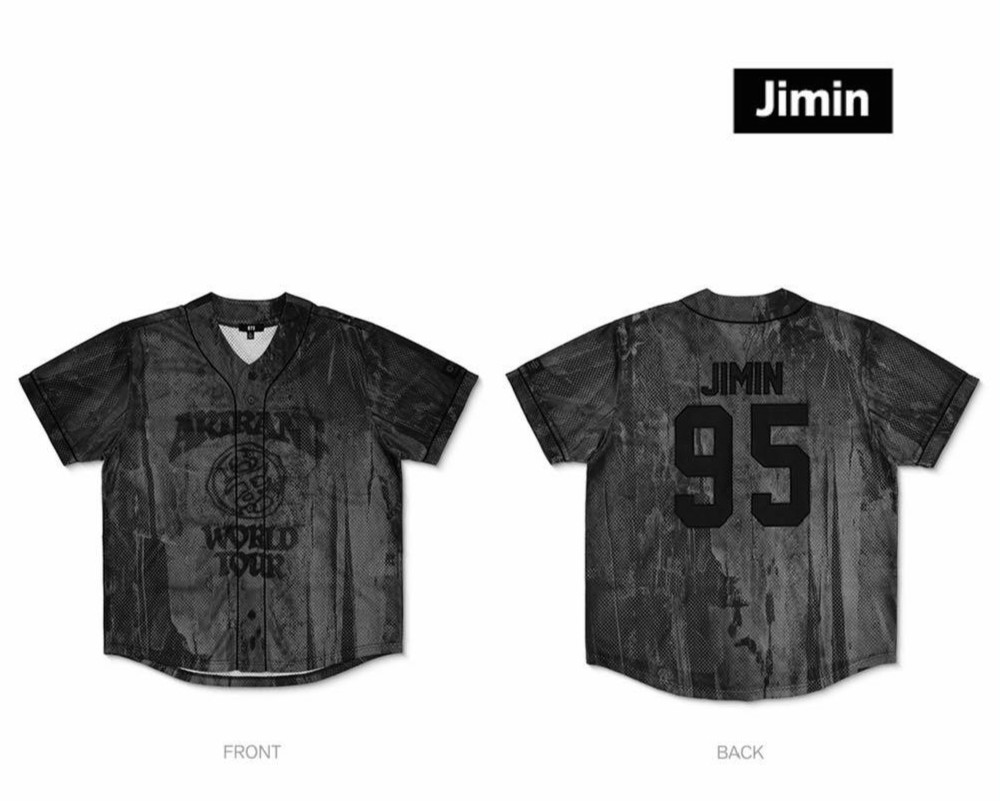BTS ARIRANG Korea Version JIMIN S/S Jersey Uniform XL Official New K-POP Japan
