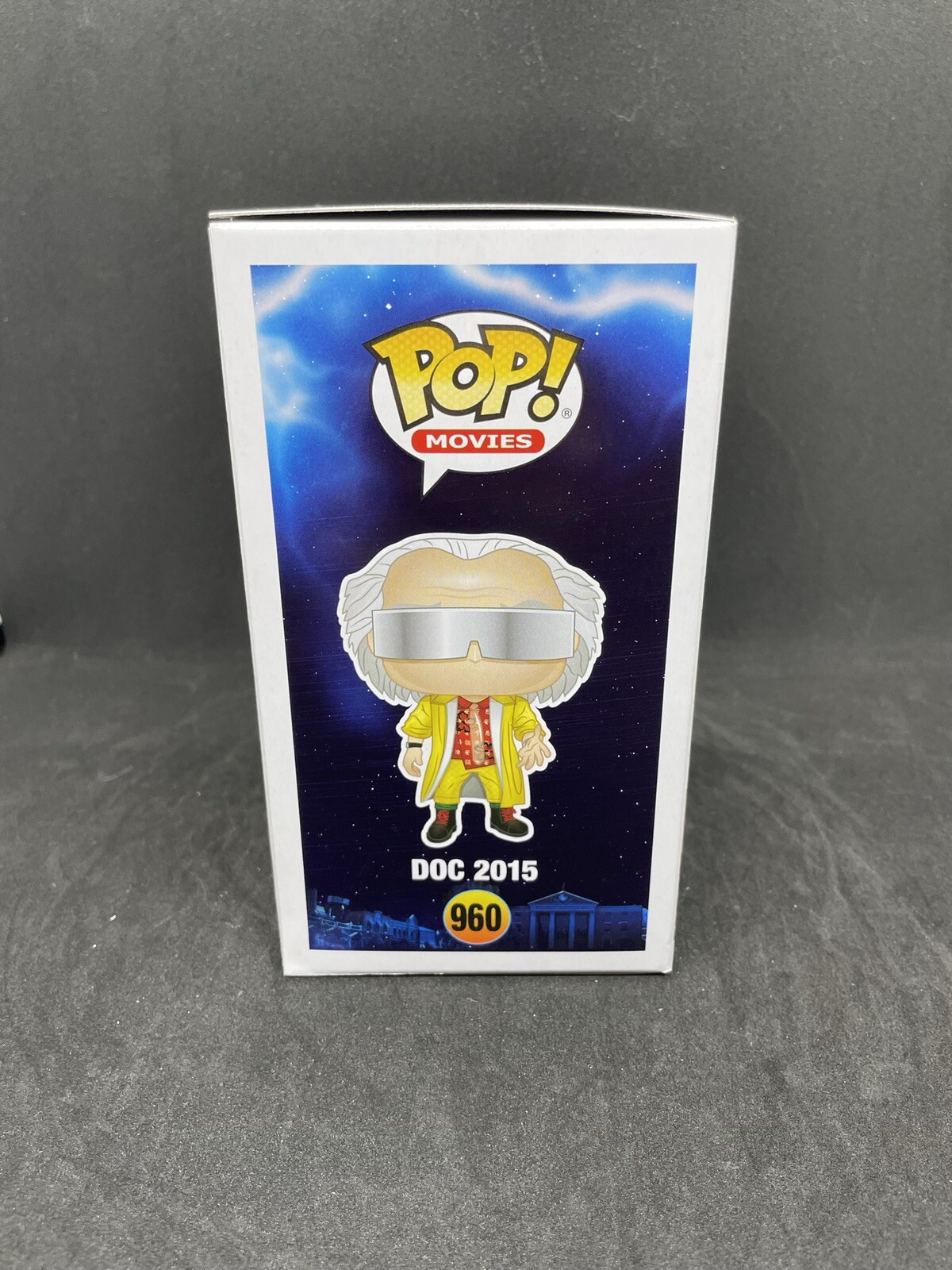 Christopher Lloyd Signed Back To The Future Doc 2015 Funko POP #960 BTTF JSA