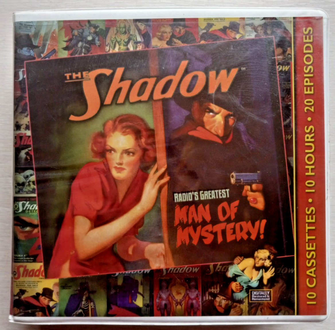 THE SHADOW Radios Greatest Man of Mystery – 10 CASSETTES 10 HOURS 20 EPISODES