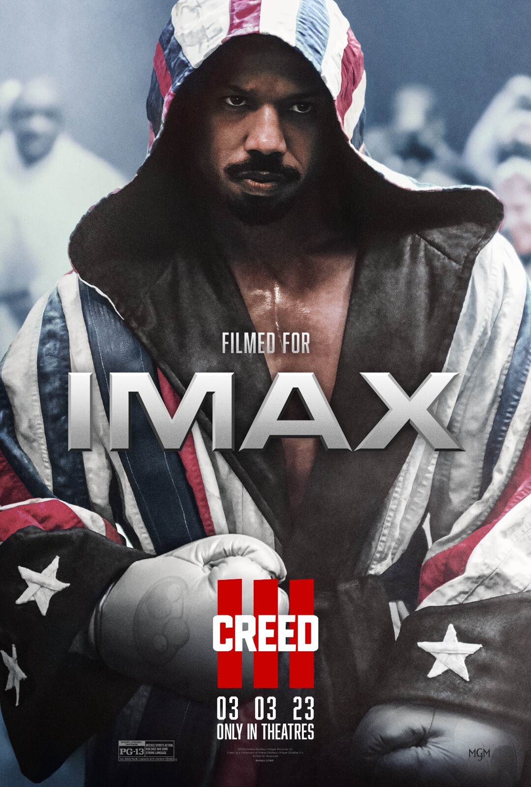 2023 Creed III Movie Poster 11X17 Rocky Balboa Apollo Adonis Bianca Boxing 🥊🍿