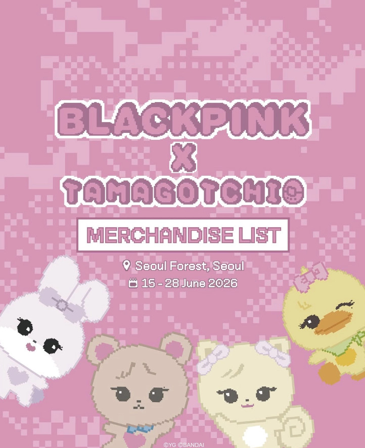 BLACKPINK x TAMAGOTCHI Official Merchandise Plush Keyring Photocard Holder