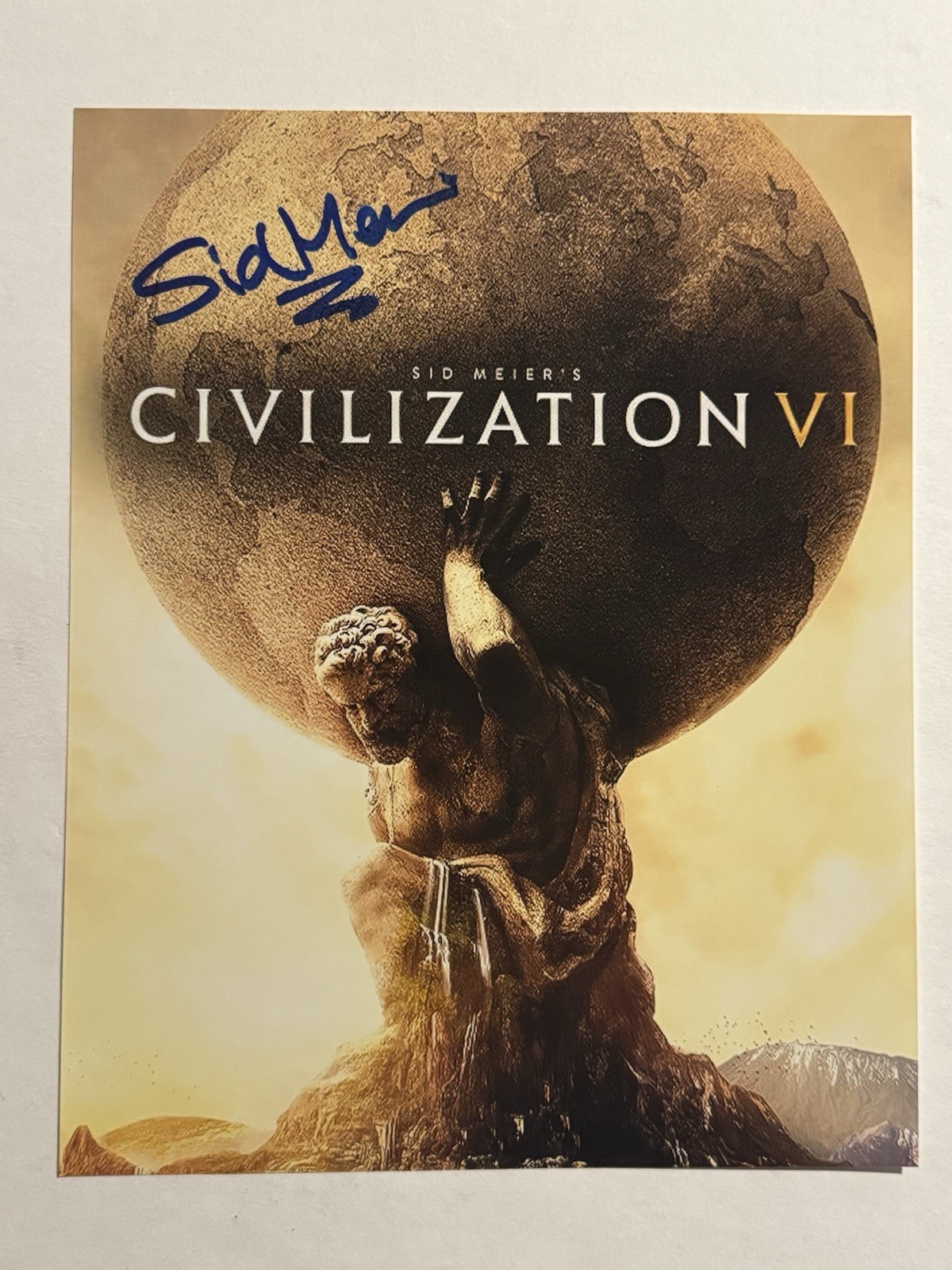 SID MEIER SIGNED 8×10 PHOTO CIVILIZATION VIDEO GAME CREATOR AUTOGRAPHED RARE COA