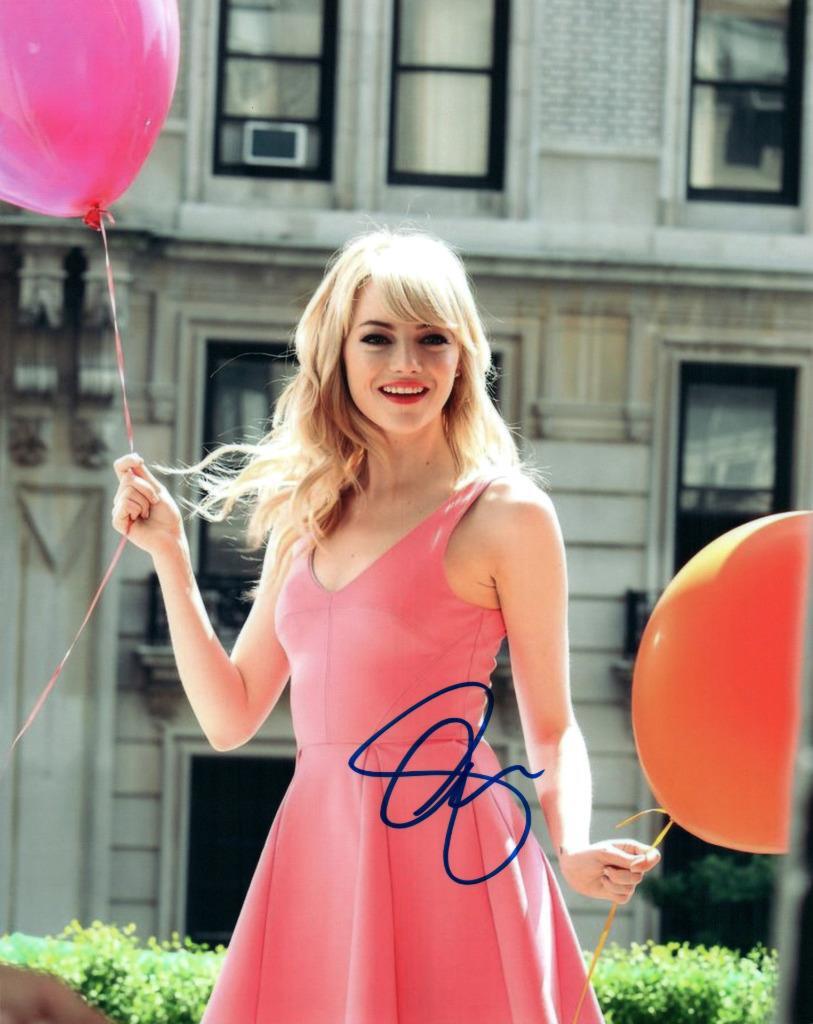Emma Stone autographed 8×10 Photo signed Picture with COA
