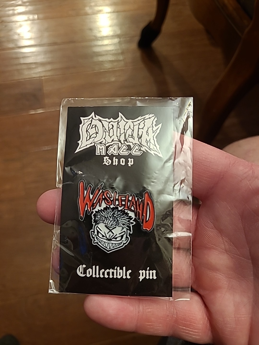 Ouija Macc Diecast Enamel Metal Pin New Juggalo Collector Wasteland Icp Esham