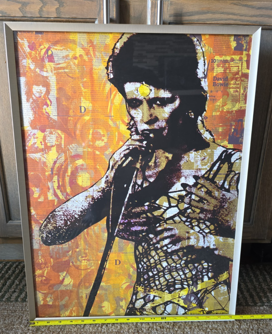 David Bowie Art Poster Paintings – Mix Media
