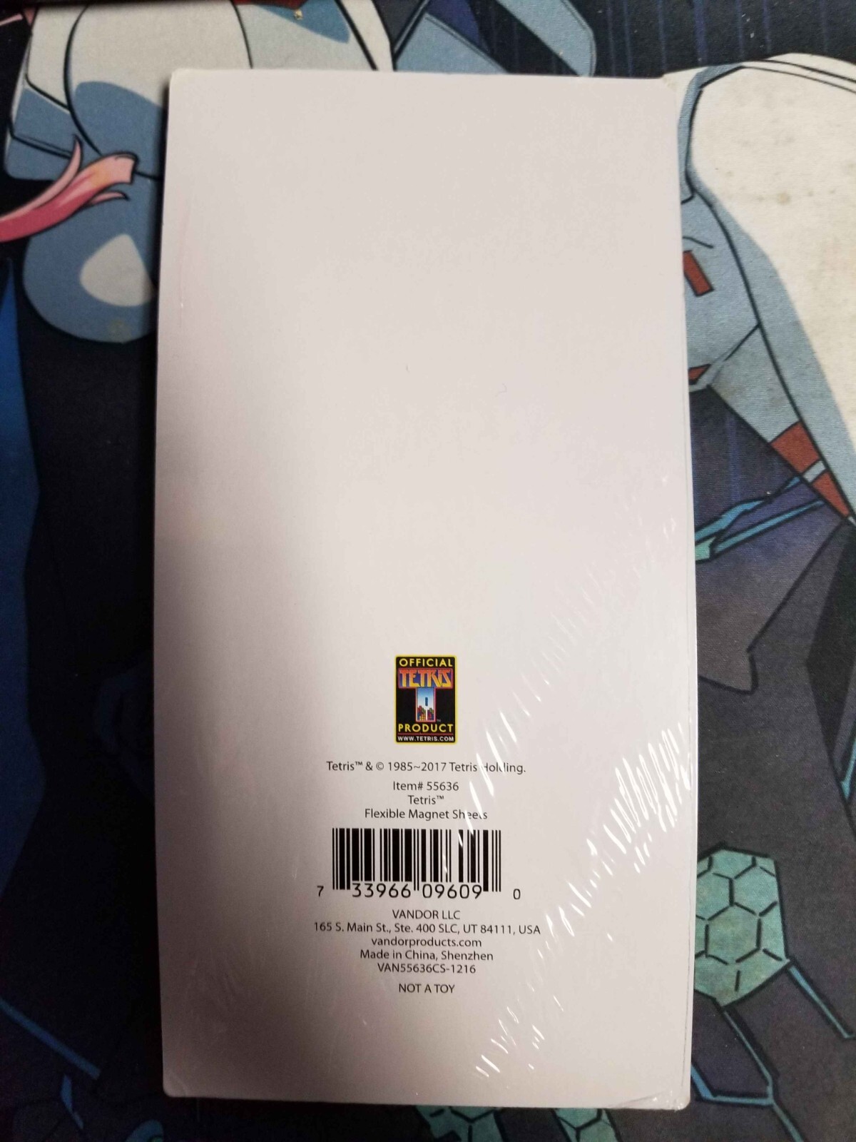 LOOT CRATE TETRIS VIDEO GAME FLEXIBLE MAGNET SHEET NEW