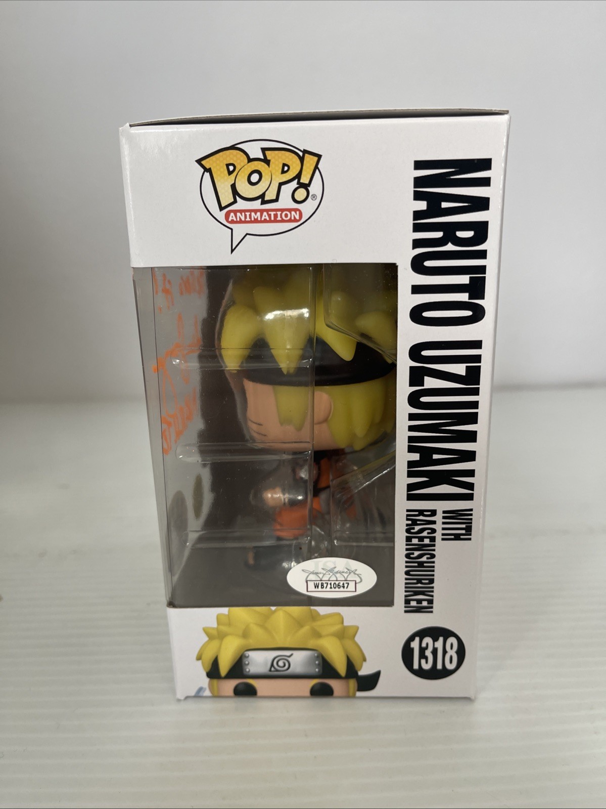 Maile Flanagan Signed Autographed Naruto Rasenshuriken Funko Pop 1318 JSA COA 4