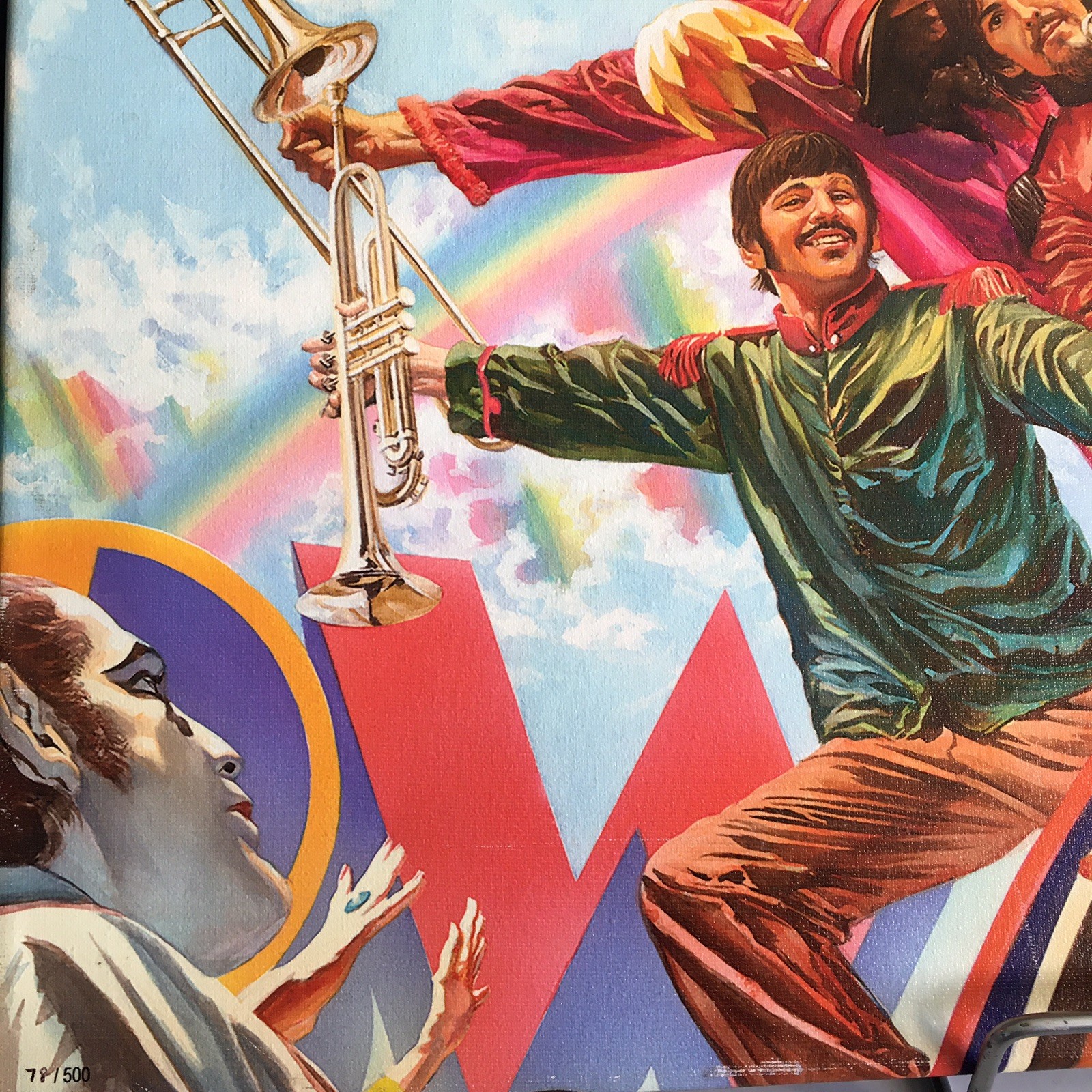 Alex Ross “The Fab Four” Beatles Yellow Submarine Ltd Ed 78/500 Gliclee Print