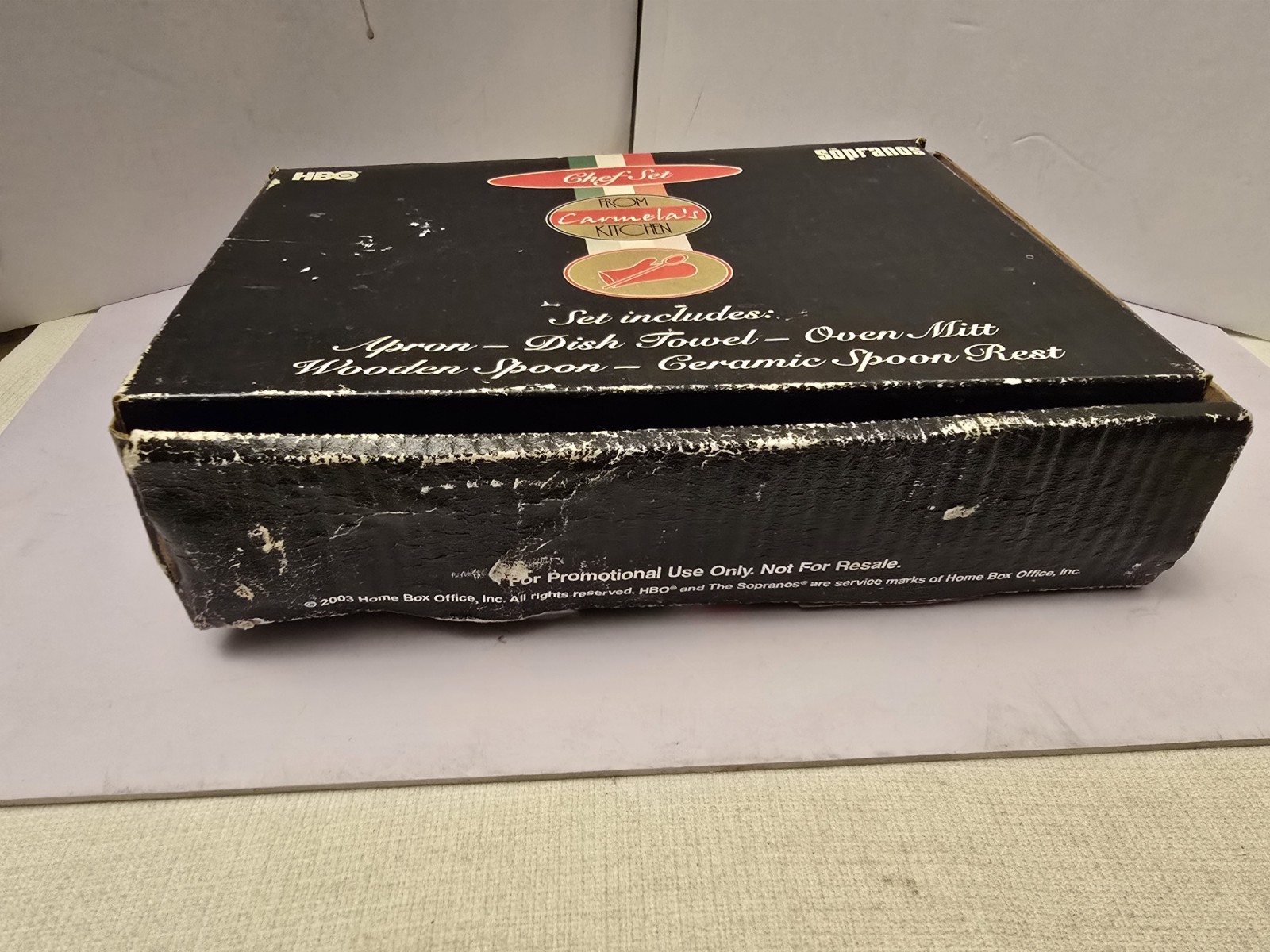 RARE Sopranos Chef Set From Carmela’s Kitchen – 2003 HBO Promotional Item
