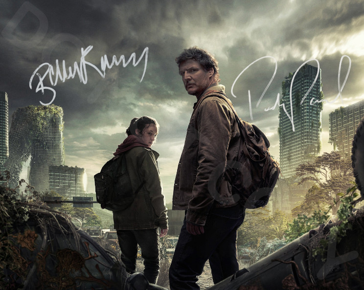 Pedro Pascal Bella Ramsey Autographed 8×10 Photo Reprint The Last of Us Signed 2
