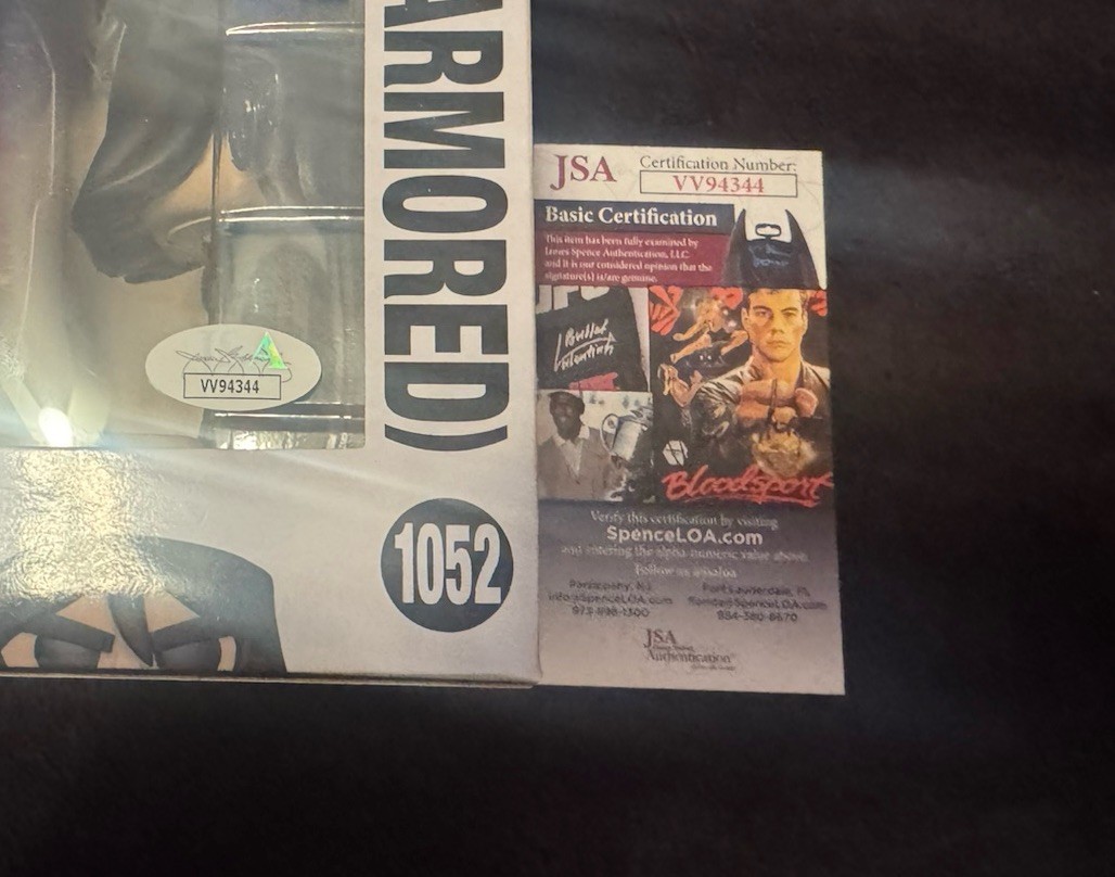 Phil LaMarr SIGNED AUTOGRAPHED Samurai Jack Armored Funko Pop 1052 JSA COA