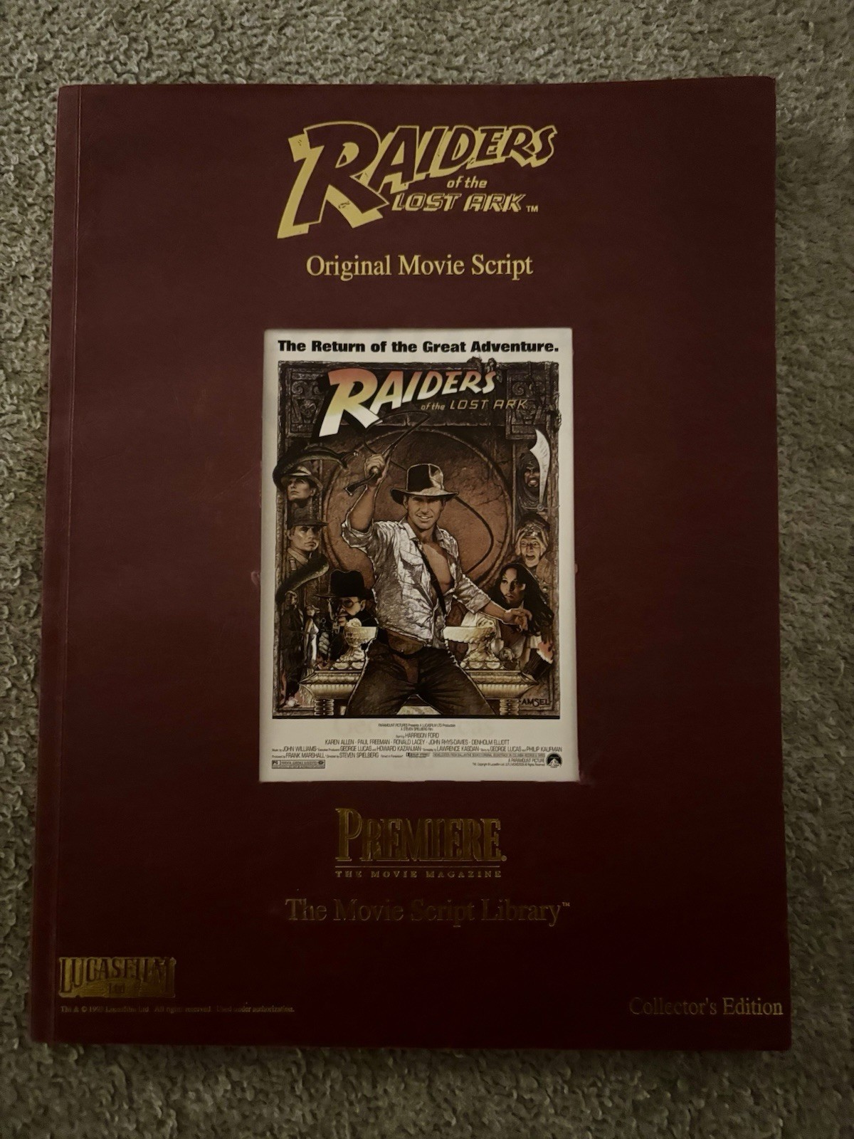 Lucasfilm™ STAR WARS INDIANA JONES ORIGINAL TRILOGY Movie Script VINTAGE SET