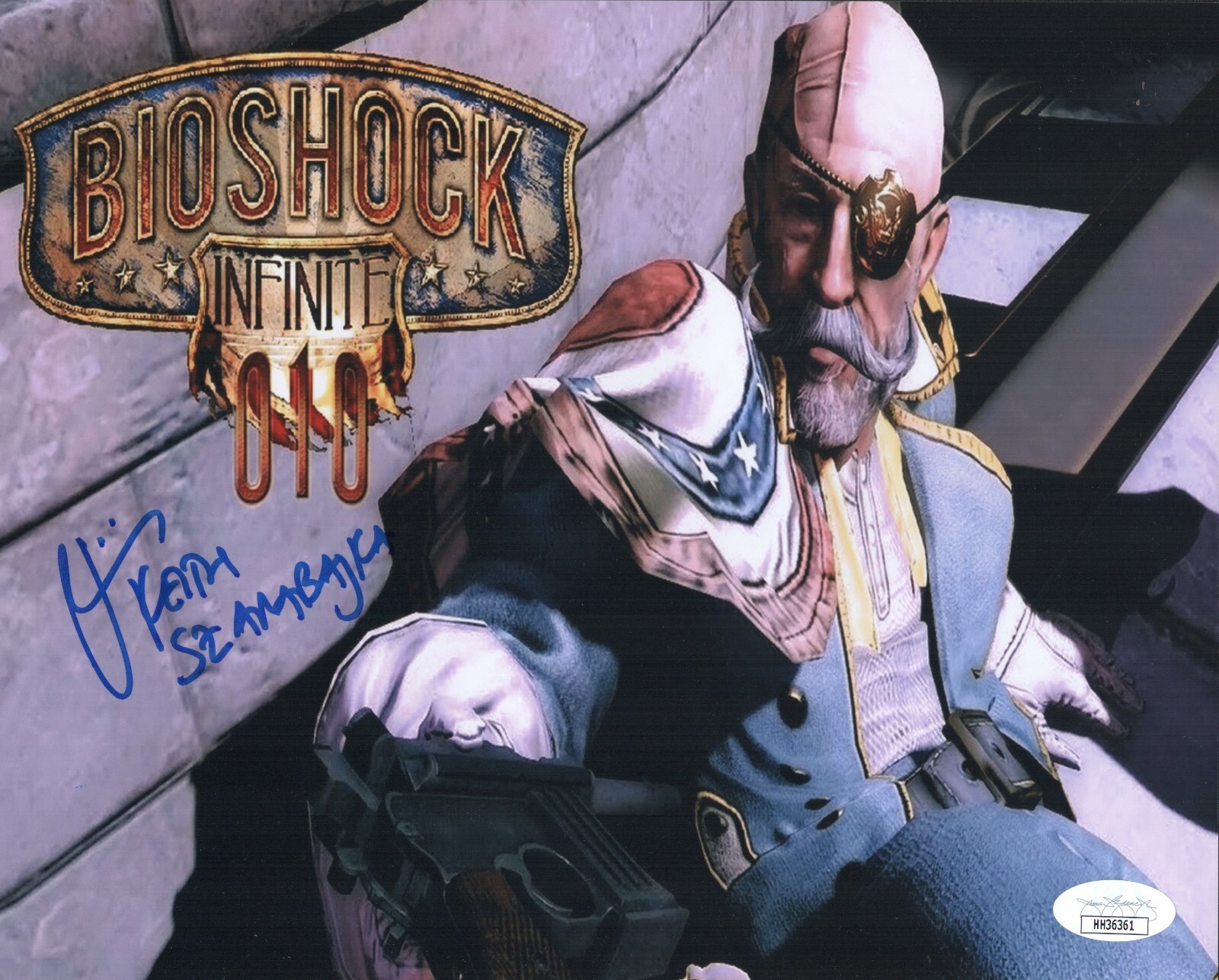 Keith Szarabajka Signed 8×10 Bioshock Infinite “Slate” Authentic Auto JSA COA