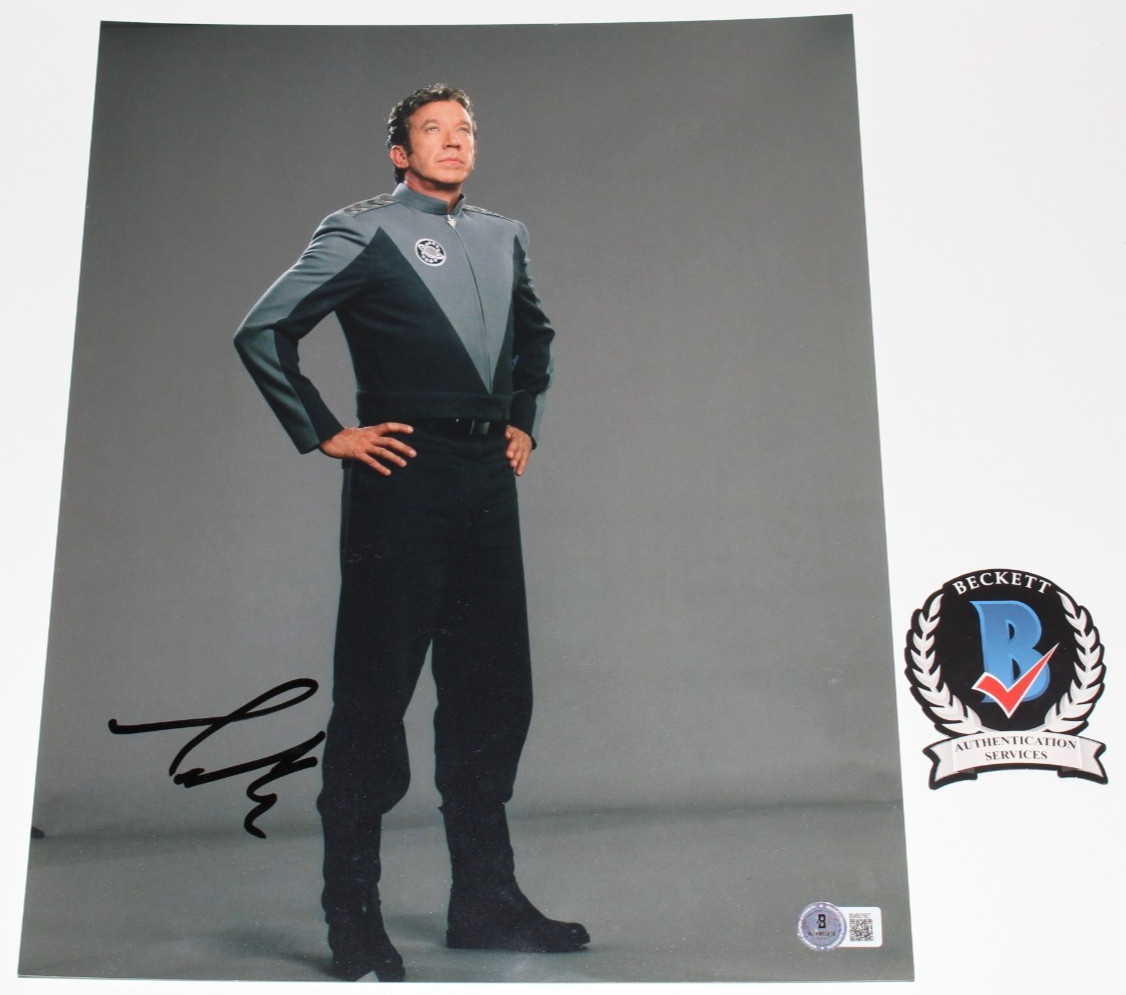 TIM ALLEN SIGNED ‘GALAXY QUEST’ 11×14 MOVIE PHOTO AUTOGRAPH BAS BECKETT COA