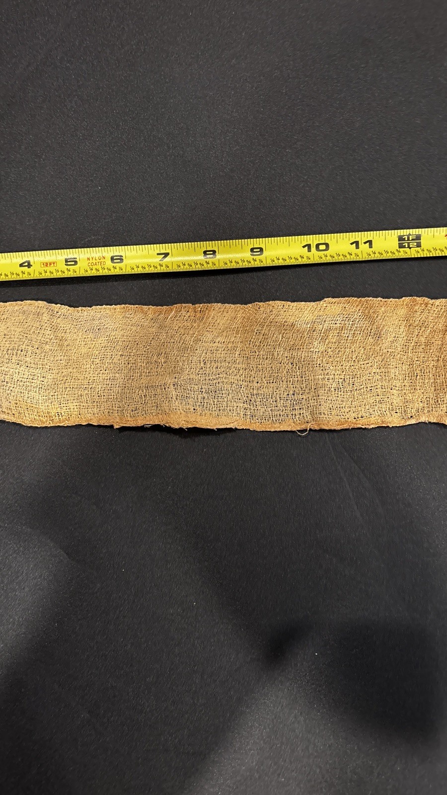 The Mummy 1999 Section of Production Used Mummy Costume Wrapping 19 inch LOA