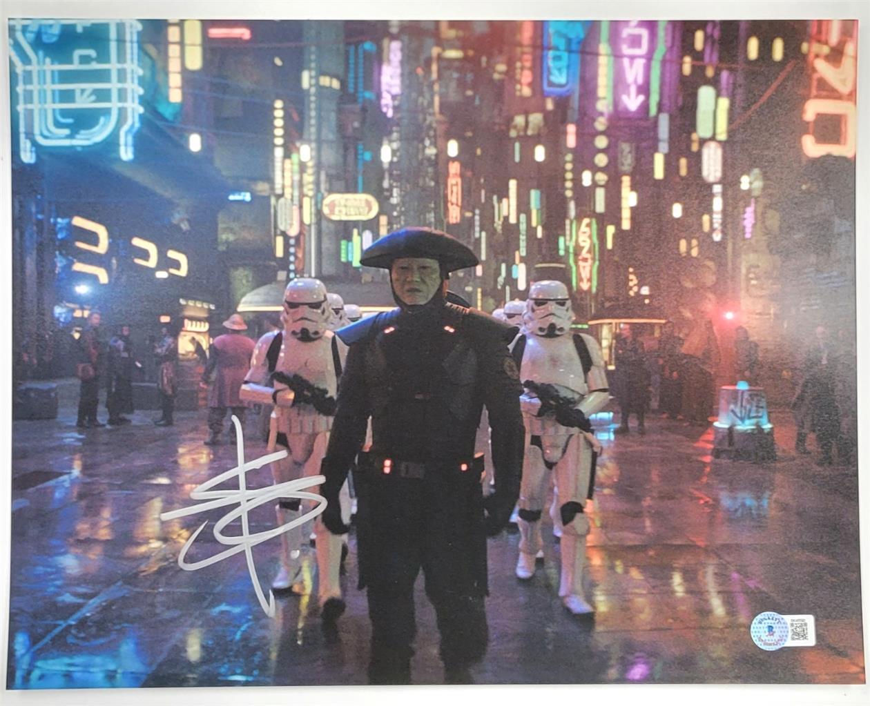 Sung Kang signed 11×14 photo #1 Star Wars Fifth Brother autograph ~ Beckett BAS